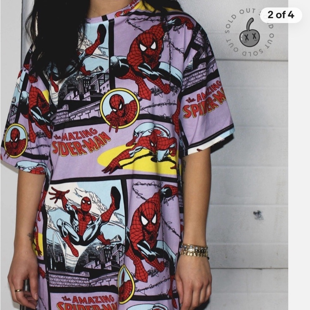 Amazing Spider-Man tshirt dress by Cakeworthy